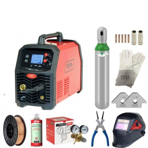 Półautomat spawalniczy IDEAL TECNO MIG 205 LCD MIG/TIG/MMA SYNERGIC VRD