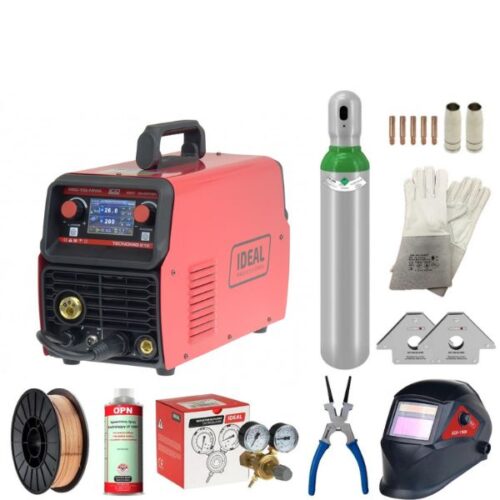 Półautomat spawalniczy IDEAL TECNO MIG 212 LCD MIG/TIG/MMA SNERGIC VRD ALU