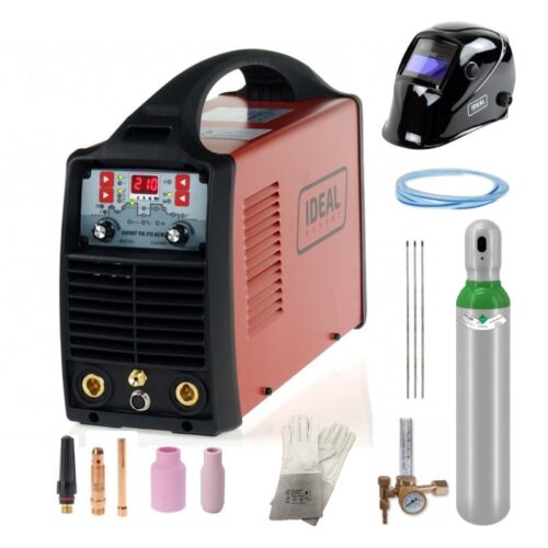 Spawarka inwertorowa IDEAL EXPERT TIG 210 AC/DC PFC z uchwytem tig ze zdalną regulacją