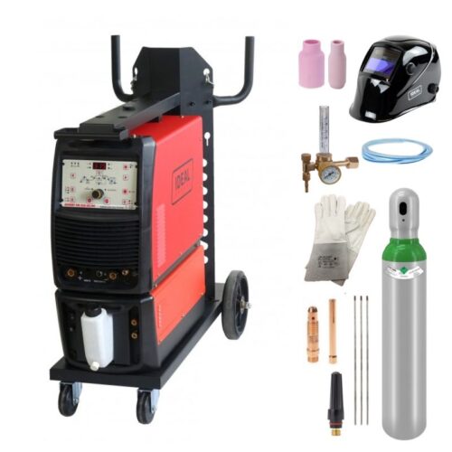 Spawarka inwertorowa IDEAL EXPERT TIG 315 AC/DC PULSE +chłodnica,zestaw TIG,wózek
