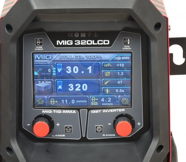 Półautomat spawalniczy IDEAL TECNO MIG 320 LCD SYNERGIC - obrazek 7