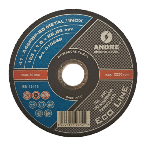 Tarcza do cięcia ANDRE 125 x 1,6 Ecoline Inox