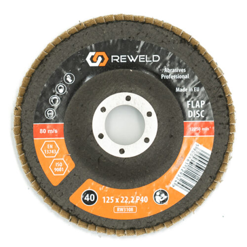 Tarcza listkowa REWELD 125x25,22 P40 Metal/Inox