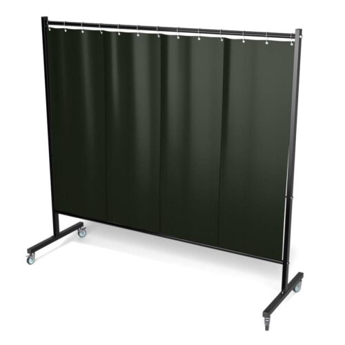 Parawan DEFENDER 215 cm x 200 cm z czterema kurtynami lamelowymi