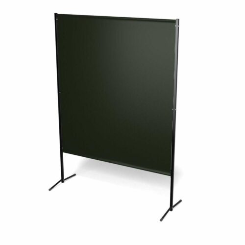 Parawan GUARDER 145 cm x 160 cm z kurtyną foliową kolor ciemnozielony