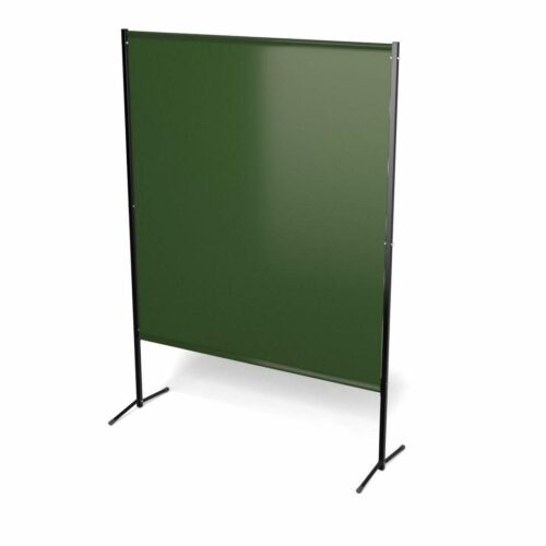 Parawan GUARDER 145 cm x 160 cm z kurtyną foliową kolor zielony
