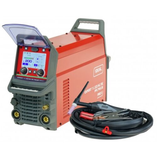 Spawarka inwertorowa IDEAL EXPERT TIG 222 AC/DC PFC PULSE Pro5 LCD