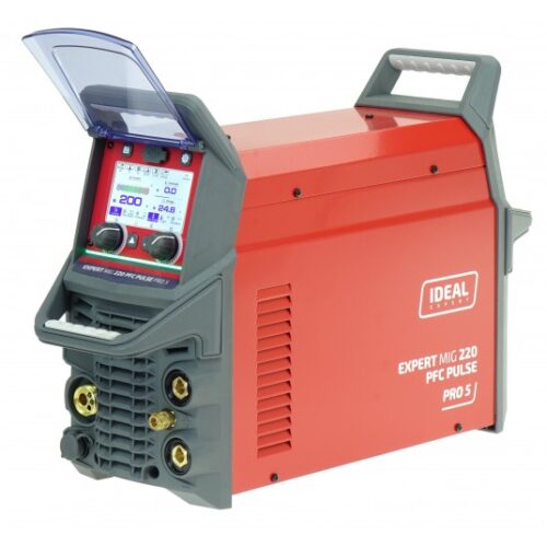 Spawarka inwertorowa IDEAL EXPERT MIG 220 PFC PULSE Pro5 LCD