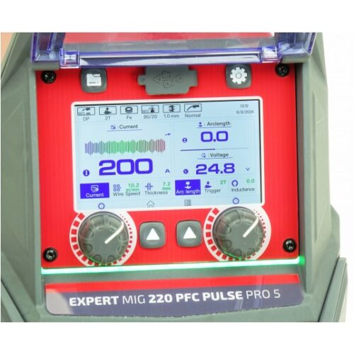Spawarka inwertorowa IDEAL EXPERT MIG 220 PFC PULSE Pro5 LCD