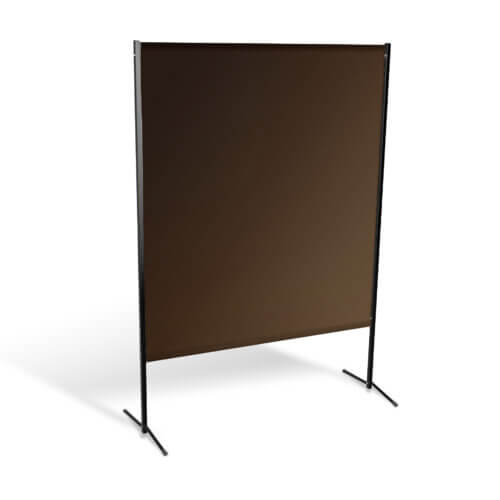 Parawan spawalniczy BASIC z kurtyną foliową kol. brązowy