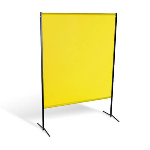 Parawan spawalniczy BASIC HD z kurtyną wzmocnioną PVC kol. żółty